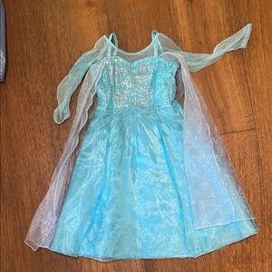 Disney Shimmering Elsa Aqua Princess Dress